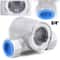 NPT Stainless Steel Water Flow Indicator With Clear Impeller 8