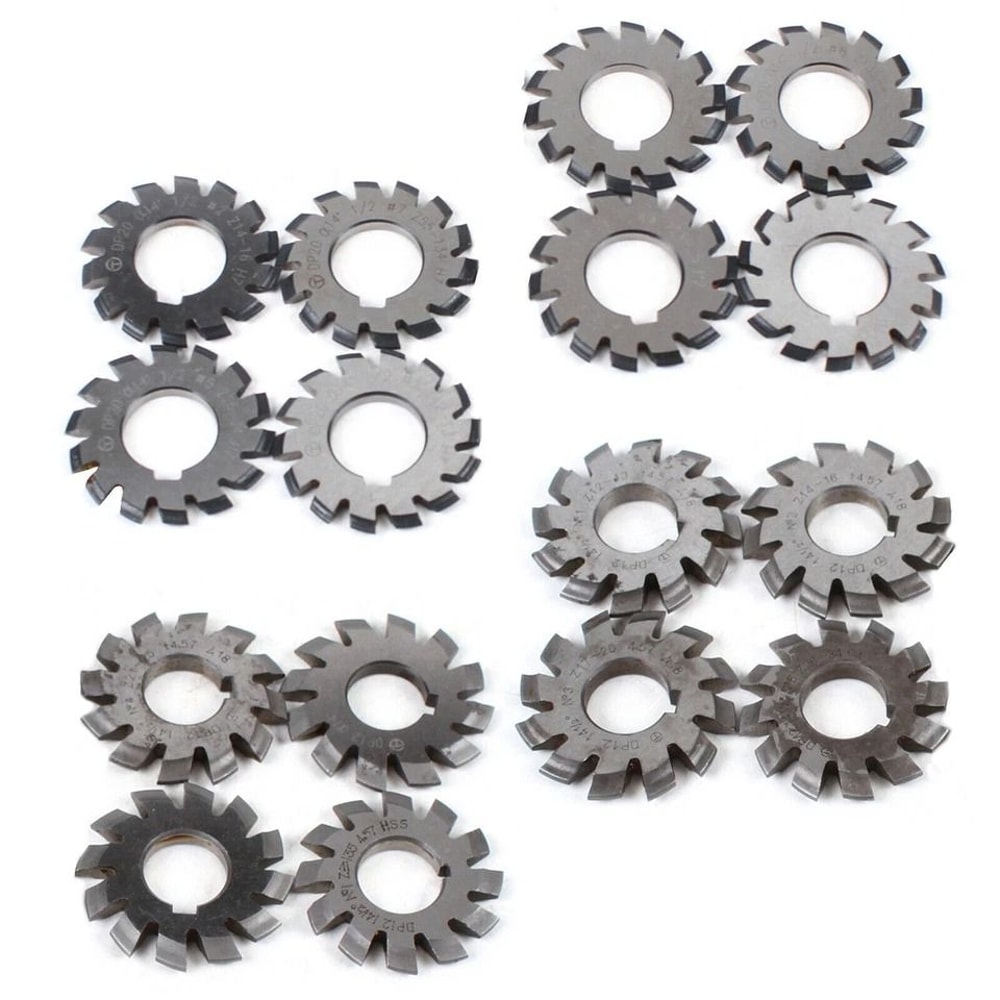 Precision Involute Gear Cutter Set HSS Gear Milling Cutter Kit For Milling Machines 1