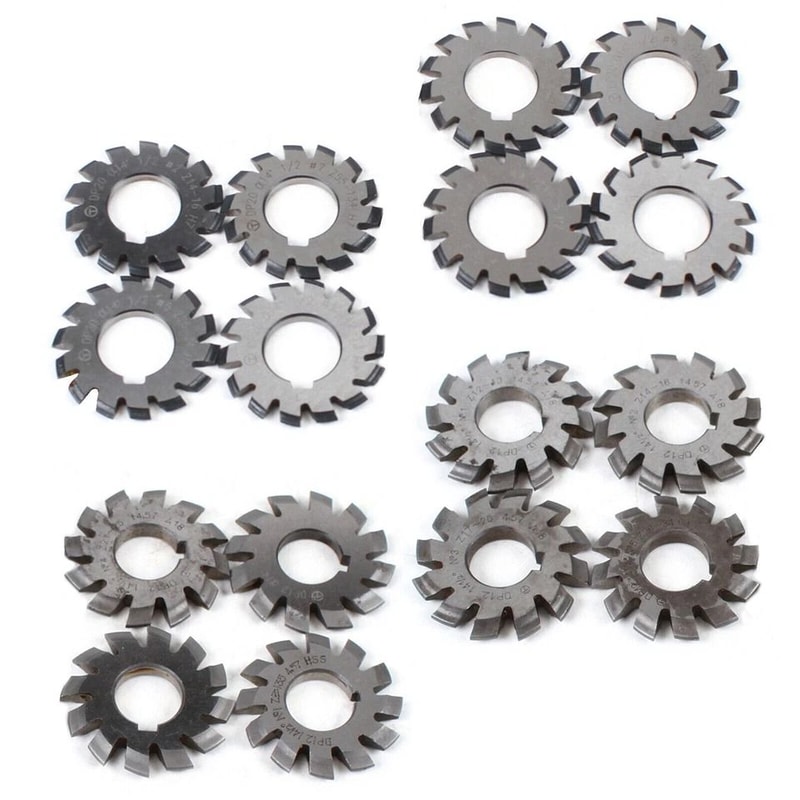 Precision Involute Gear Cutter Set HSS Gear Milling Cutter Kit For Milling Machines 1
