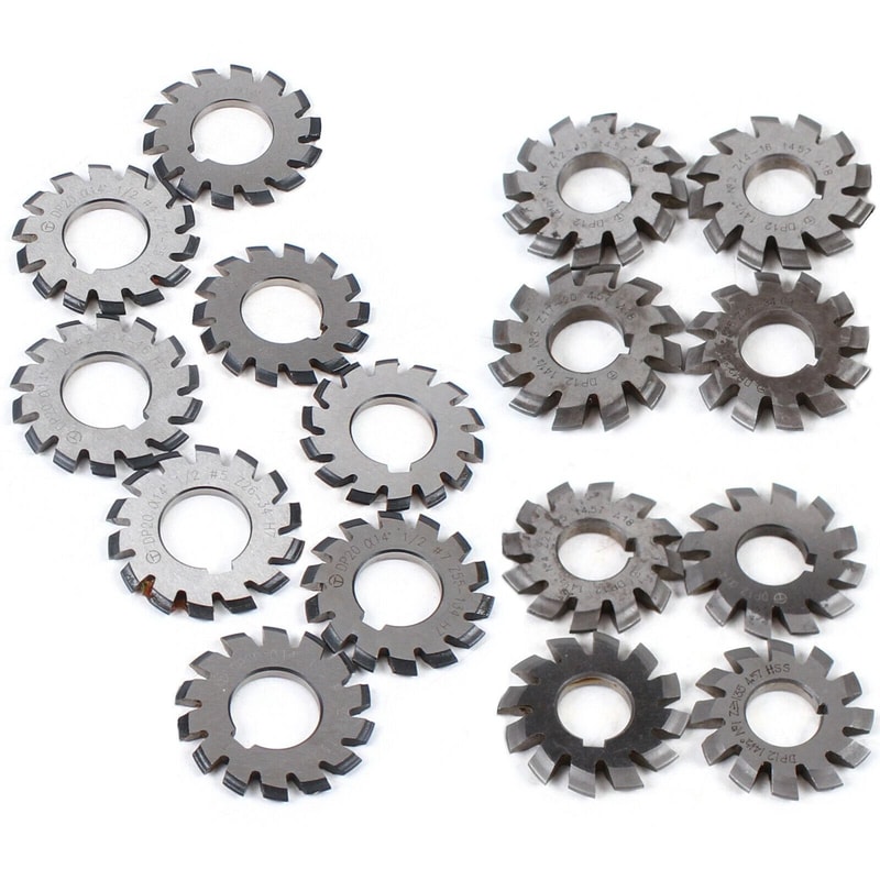Precision Involute Gear Cutter Set HSS Gear Milling Cutter Kit For Milling Machines 2