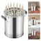 Premium Portable Charcoal Grill Set Stainless Steel Outdoor BBQ With Meat Cooker Rack 5