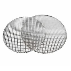 durable round stainless steel bbq grill rack heavy duty barbecue mesh grate for outdoor cooking