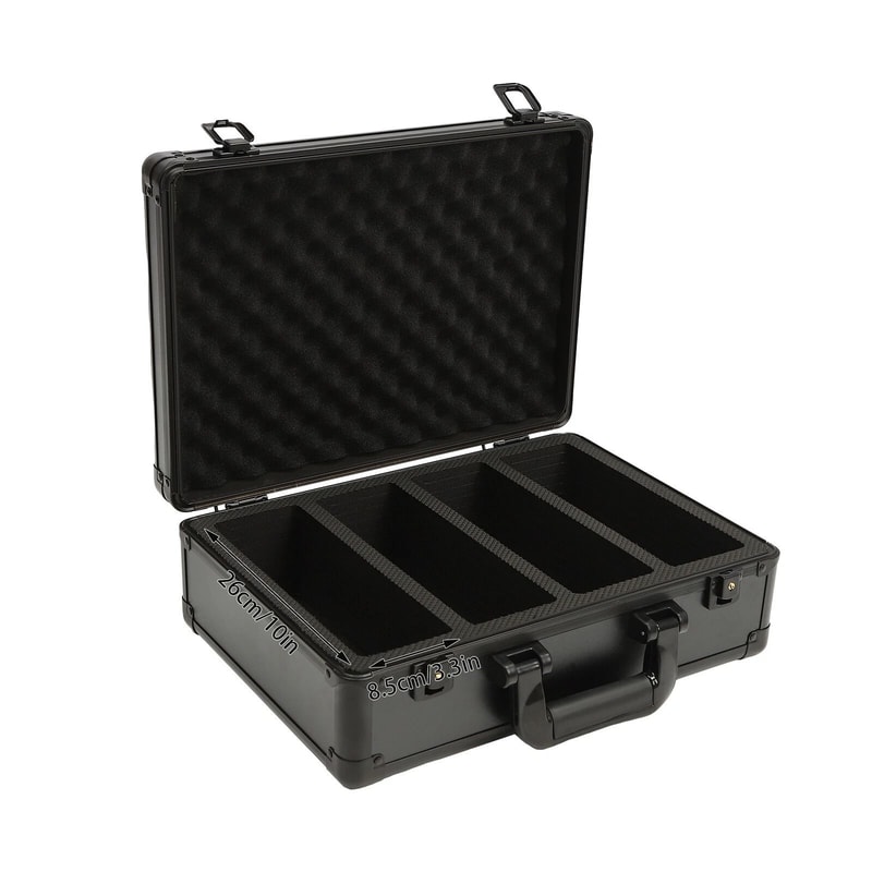 Premium Graded Coin Storage Travel Case Secure Coin Slab Organizer Box 0