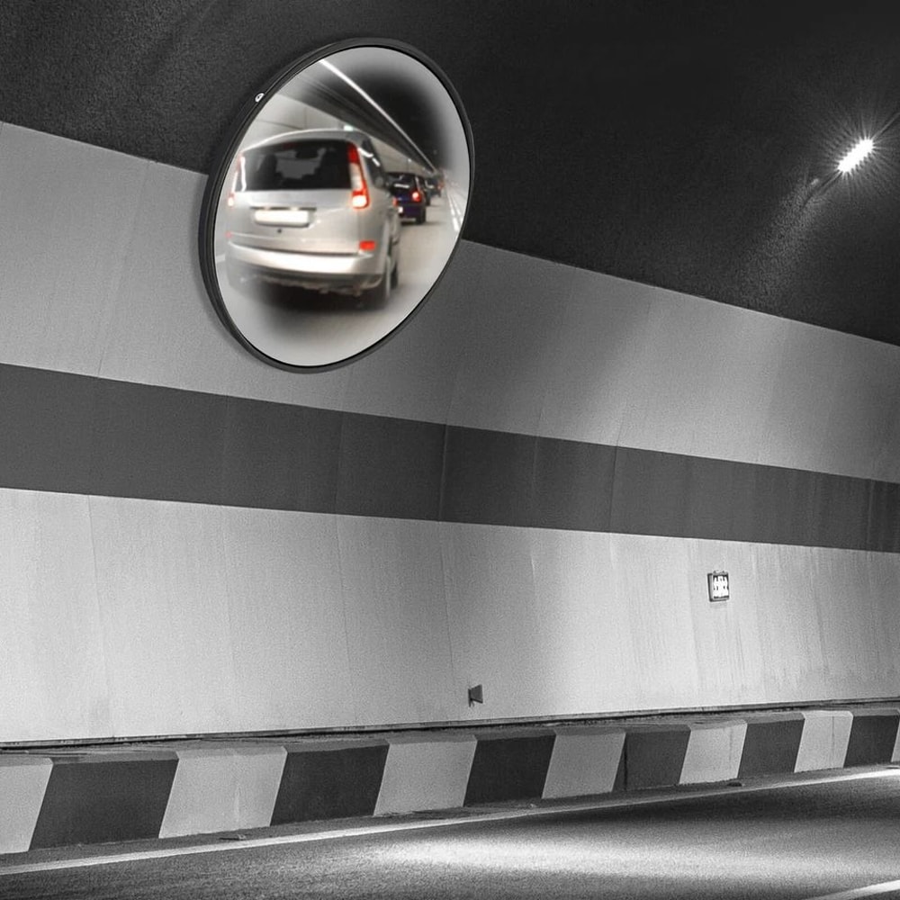 Wide Angle Convex Corner Mirror Outdoor Driveway Safety Blind Spot Surveillance 3