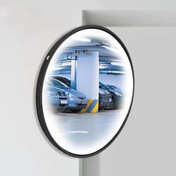 wide angle convex corner mirror outdoor driveway safety & blind spot surveillance