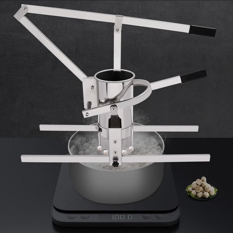 Premium Manual Meatball Maker Meatball Making Machine Adjustable Stainless Steel Meatball Press 2