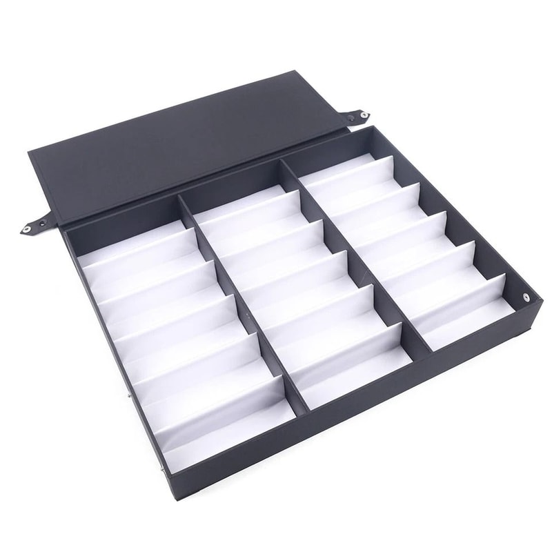 Premium Slot Sunglasses Organizer Eyeglasses Storage Box Glasses Display Case 2