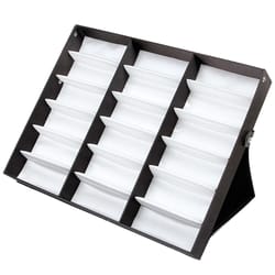 premium slot sunglasses organizer & eyeglasses storage box glasses display case