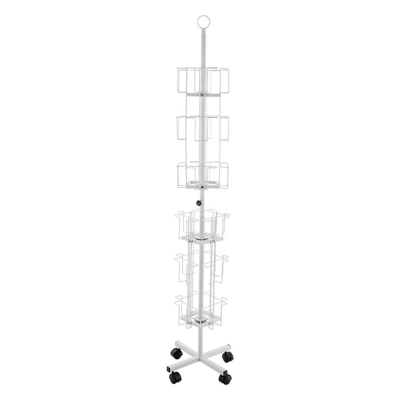 Rotating Greeting Card Display Stand Pocket Floor Rack Organizer 3
