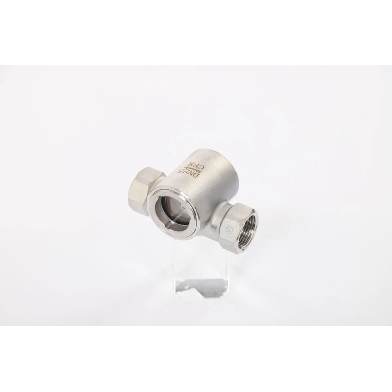 Stainless Steel Flow Indicator Durable Sight Water Flow Gauge 5