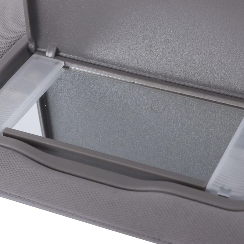 Honda CRV Passenger Sun Visor With Lighted Mirror Replacement Gray Plastic 2