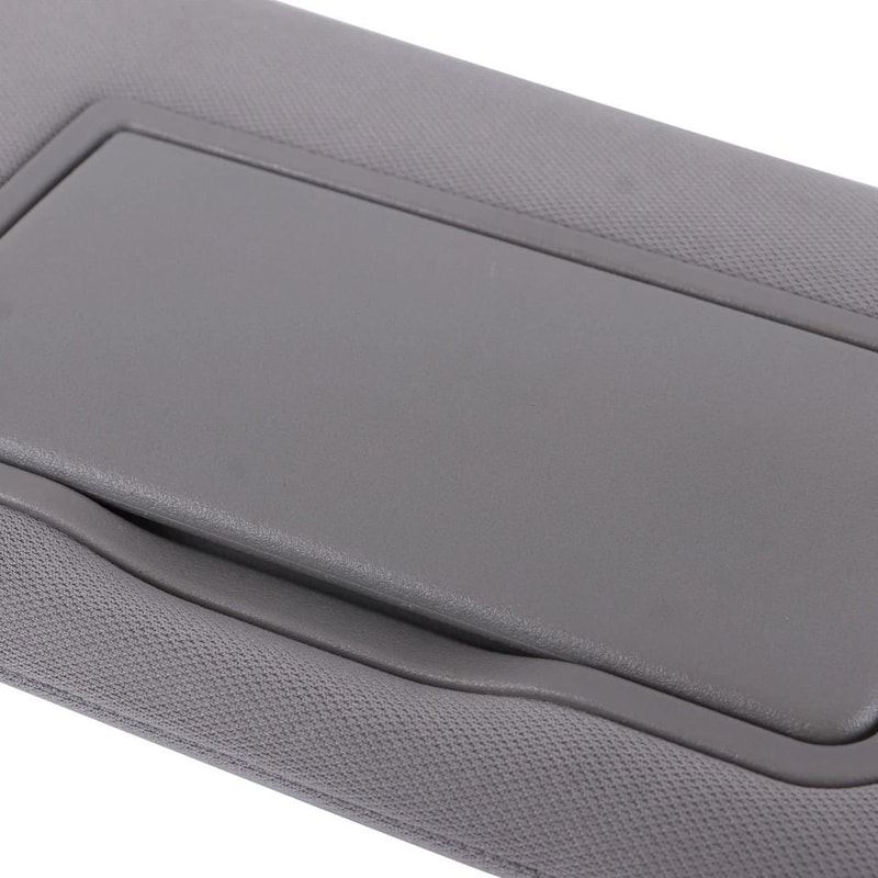 Honda CRV Passenger Sun Visor With Lighted Mirror Replacement Gray Plastic 3