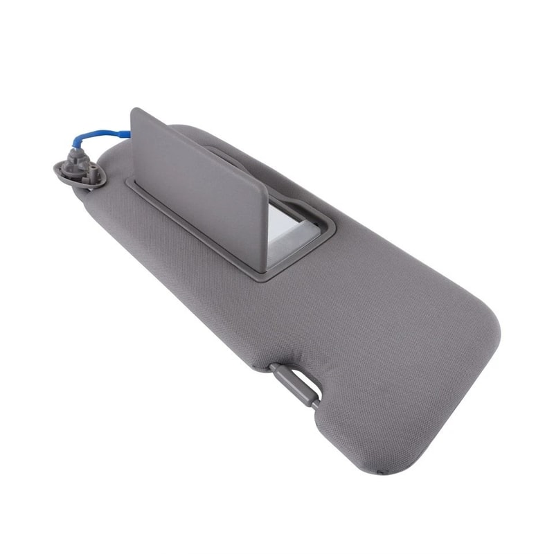 Honda CRV Passenger Sun Visor With Lighted Mirror Replacement Gray Plastic 4