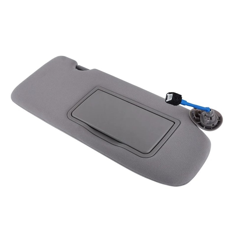 Honda CRV Passenger Sun Visor With Lighted Mirror Replacement Gray Plastic 5