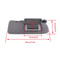 Honda CRV Passenger Sun Visor With Lighted Mirror Replacement Gray Plastic 6