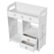 White Bathroom Wall Cabinet Medicine Cabinet Storage Organizer 7