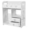 White Bathroom Wall Cabinet Medicine Cabinet Storage Organizer 8