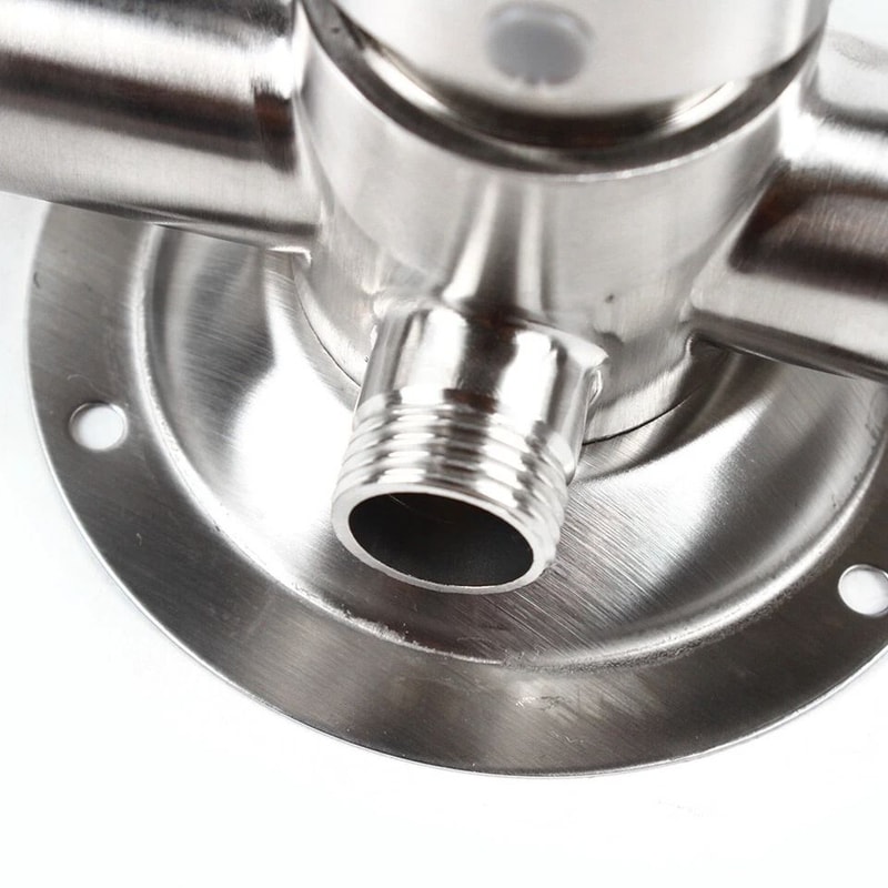 Wall Mount Shower Faucet Hot Cold Bath Mixer Tap 4