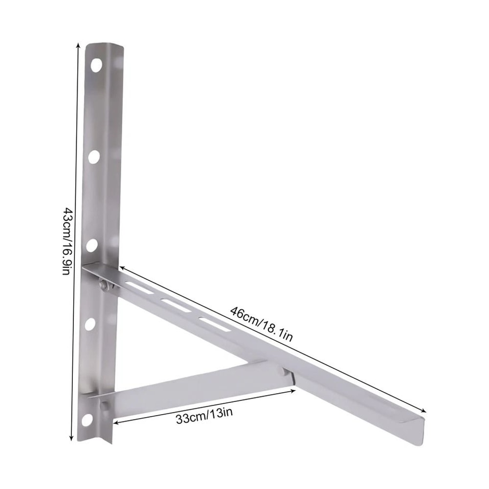 Heavy Duty Mini Split Wall Mounting Bracket For Ductless AC And Heat Pump Units 6