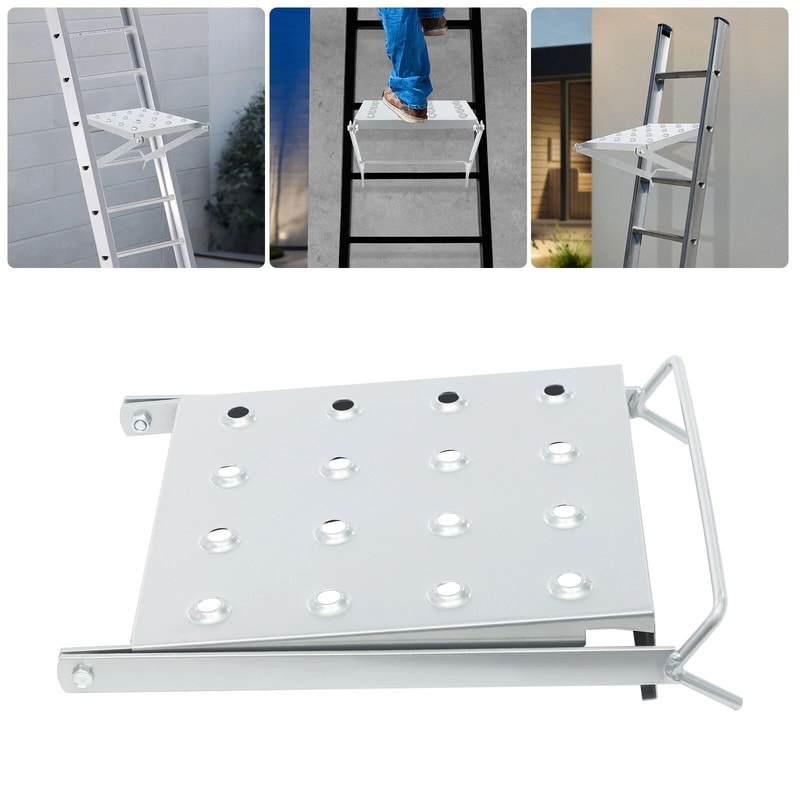 Heavy Duty Ladder Platform Accessory For Safer DIY Painting And Repair Work 1