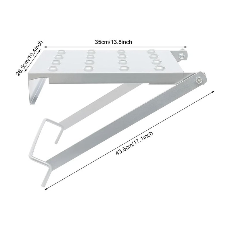 Heavy Duty Ladder Platform Accessory For Safer DIY Painting And Repair Work 12