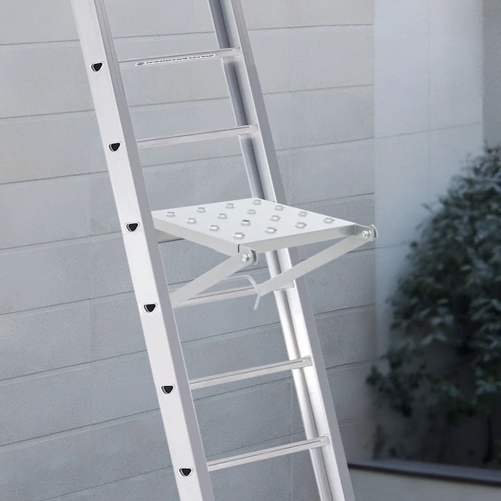 Heavy Duty Ladder Platform Accessory For Safer DIY Painting And Repair Work 4