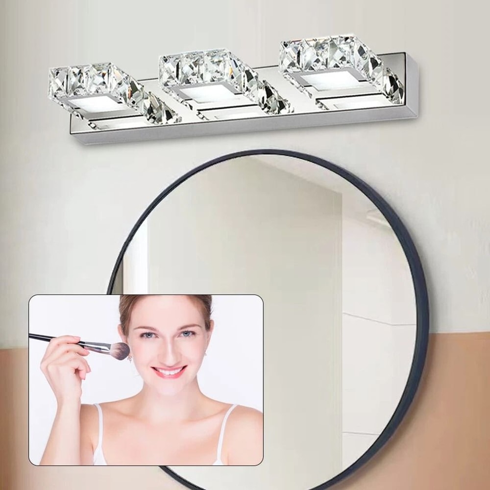 Modern Light LED Crystal Bathroom Vanity Light For Mirror Front Wall Lighting 5