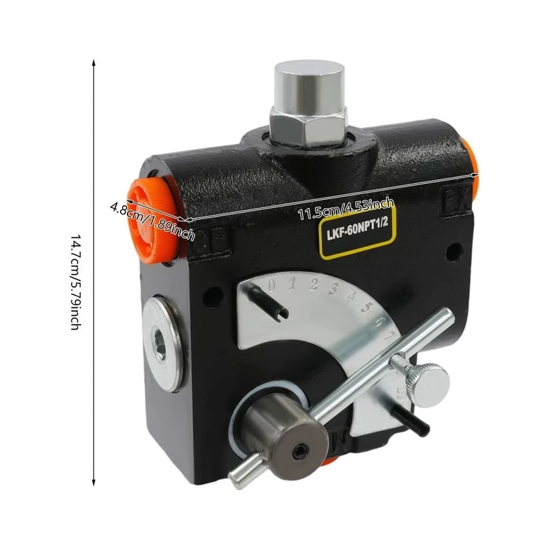 Adjustable Hydraulic Flow Control Valve NPT PSI Directional Valve 5
