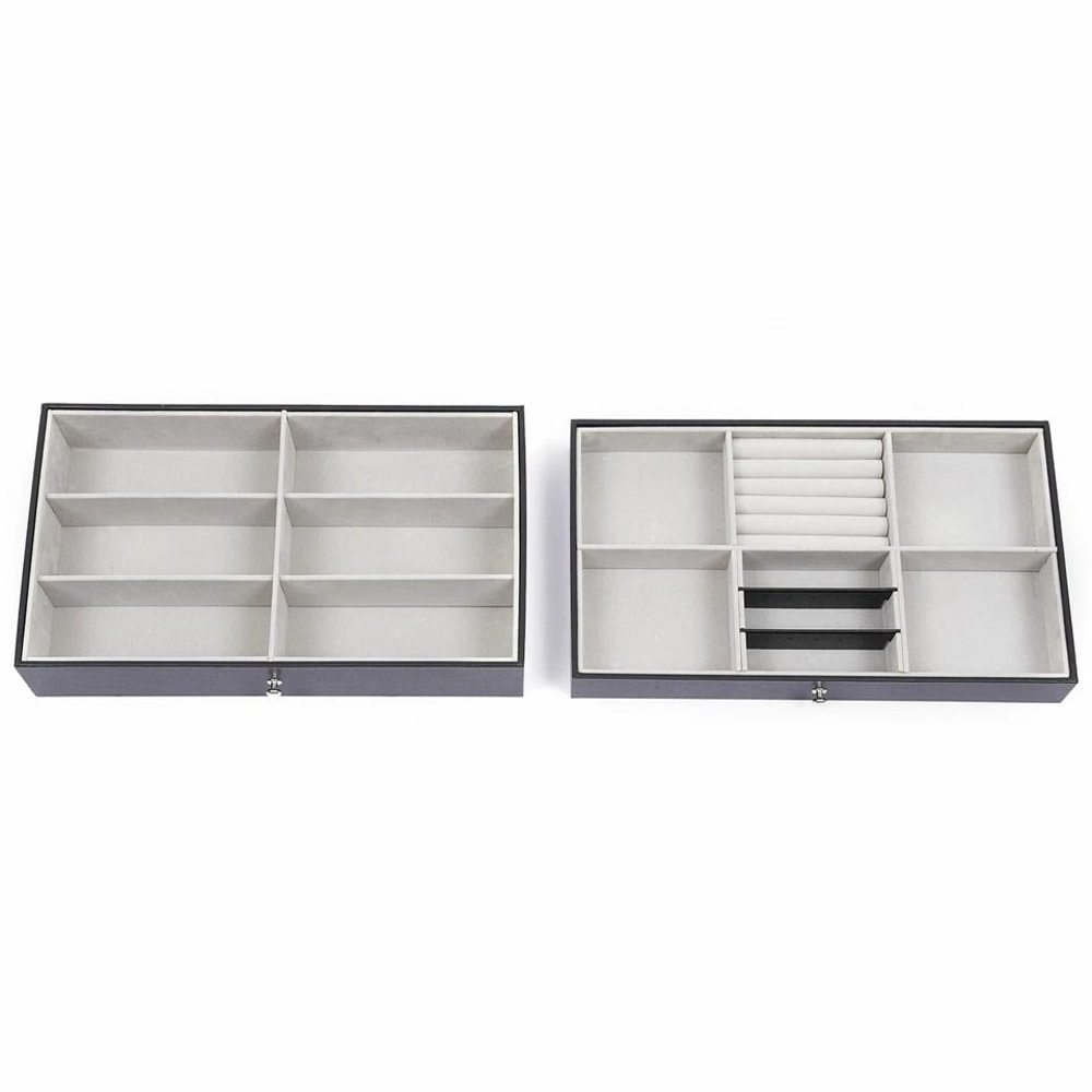 Slot Watch Box Display Case And Jewelry Organizer 2