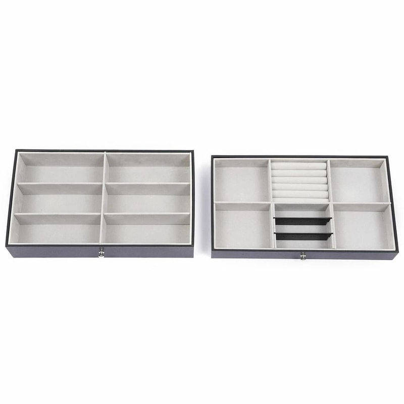 Slot Watch Box Display Case And Jewelry Organizer 2
