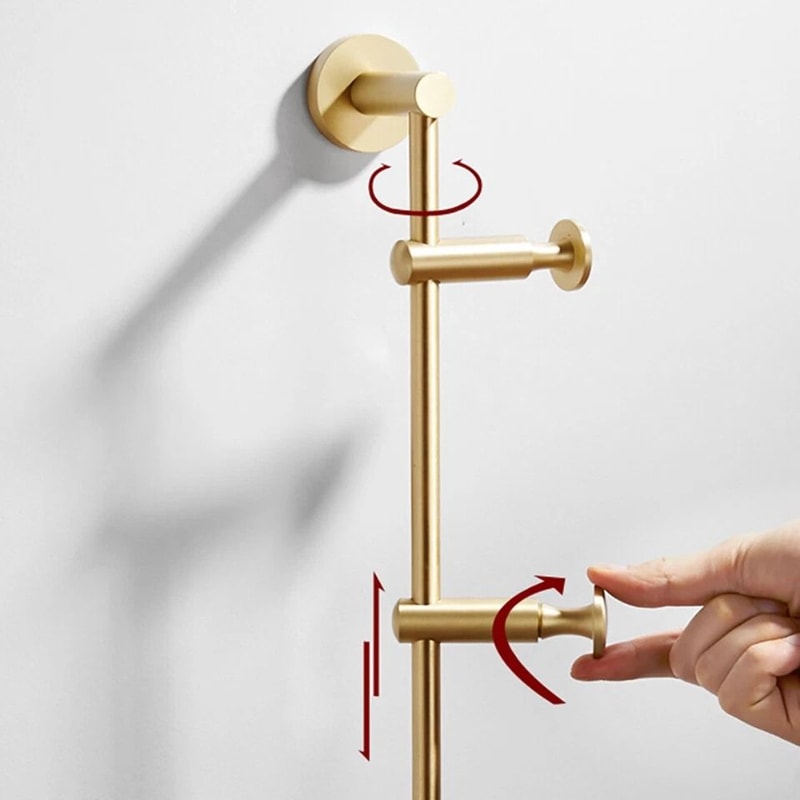 Retro Wall Mounted Coat Rack 6 Hook Hat Rack For Entryway Storage 3