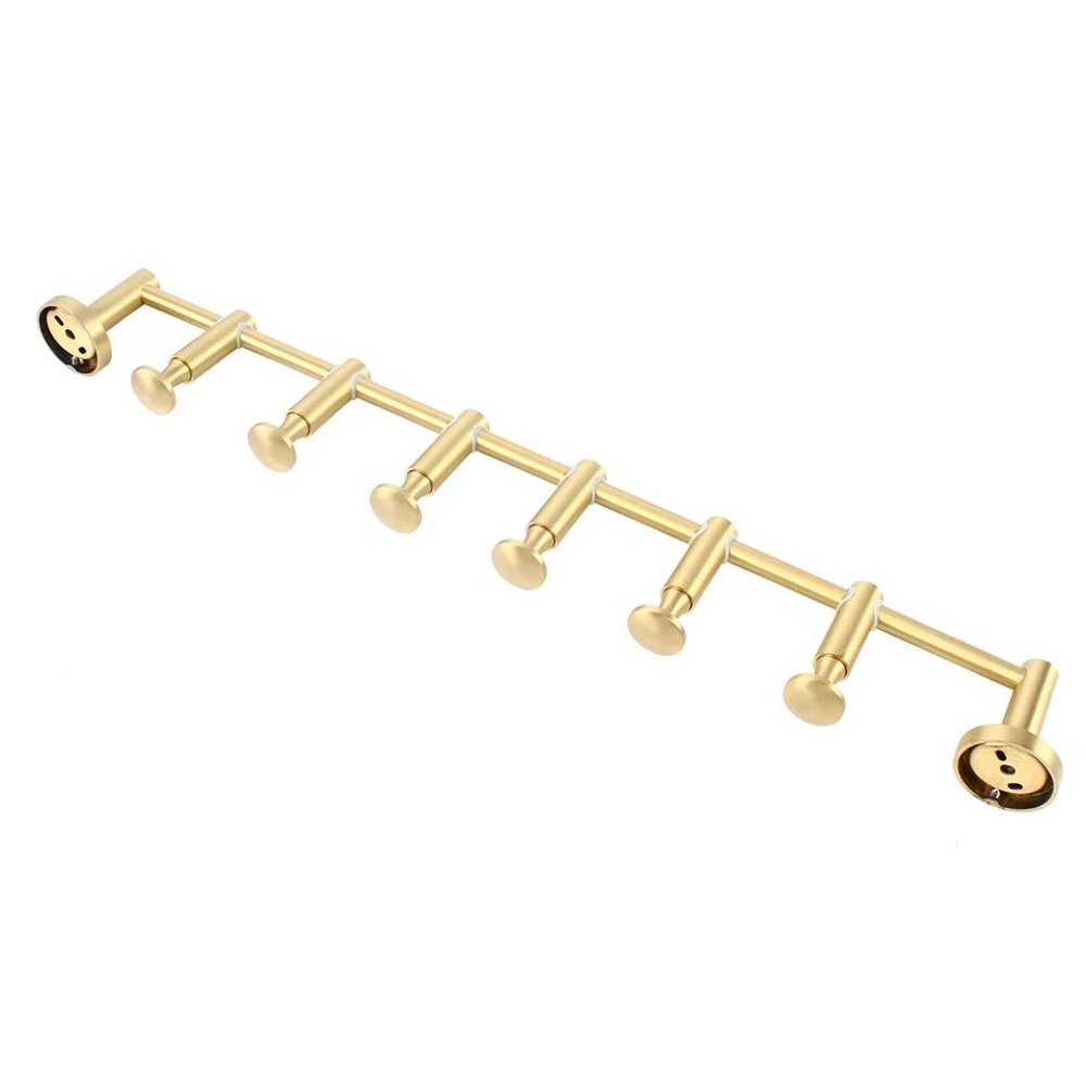 Retro Wall Mounted Coat Rack 6 Hook Hat Rack For Entryway Storage 7