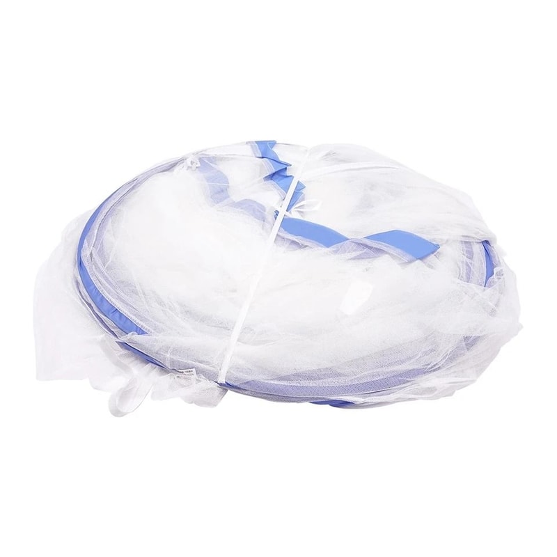 Pop Up Mosquito Net Tent Foldable Bed Canopy With Zipper Door 3