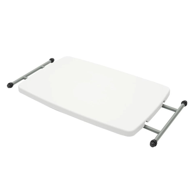 Adjustable Height Folding Table For Laptop Dining Crafts And Work 3