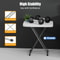 Adjustable Height Folding Table For Laptop Dining Crafts And Work 6