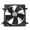 Left Radiator Cooling Fan Assembly For Honda Durable Replacement Part 0