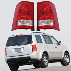 premium fit replacement honda pilot tail lights pair impact resistant halogen aftermarket tail light assembly