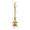 Premium Metal Coat Rack With Storage Basket Freestanding Hat Coat Stand Organizer 3