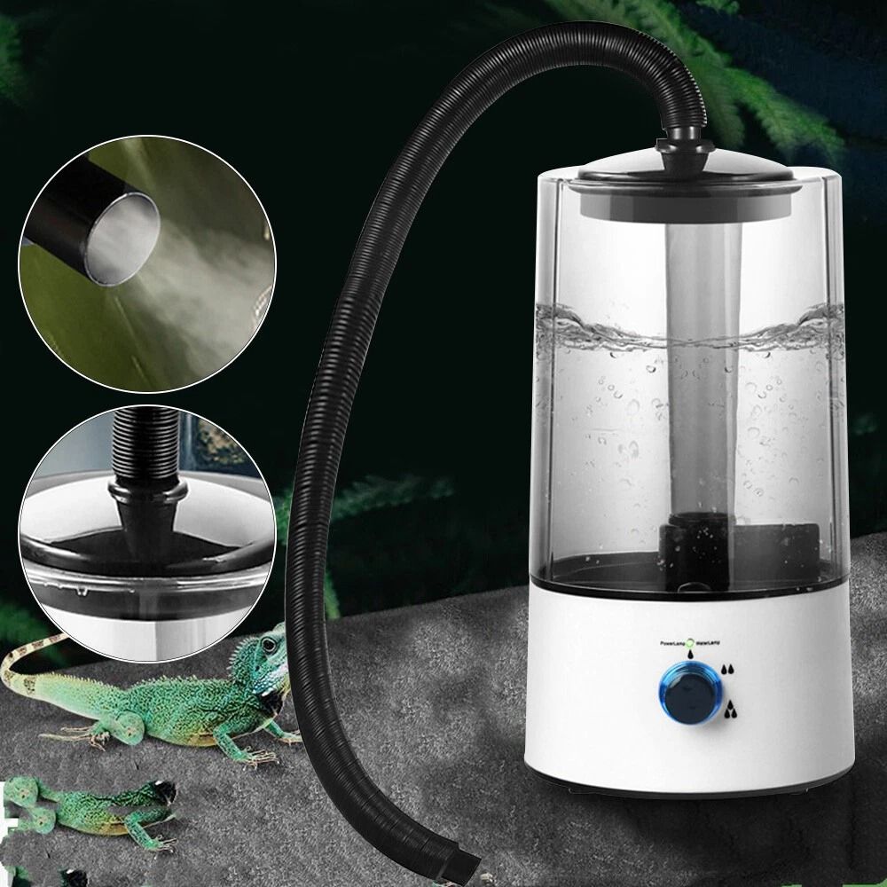 Premium Reptile Terrarium Humidifier Reptile Fogger Humidifier WithTank And Adjustable Hose Fogger 0