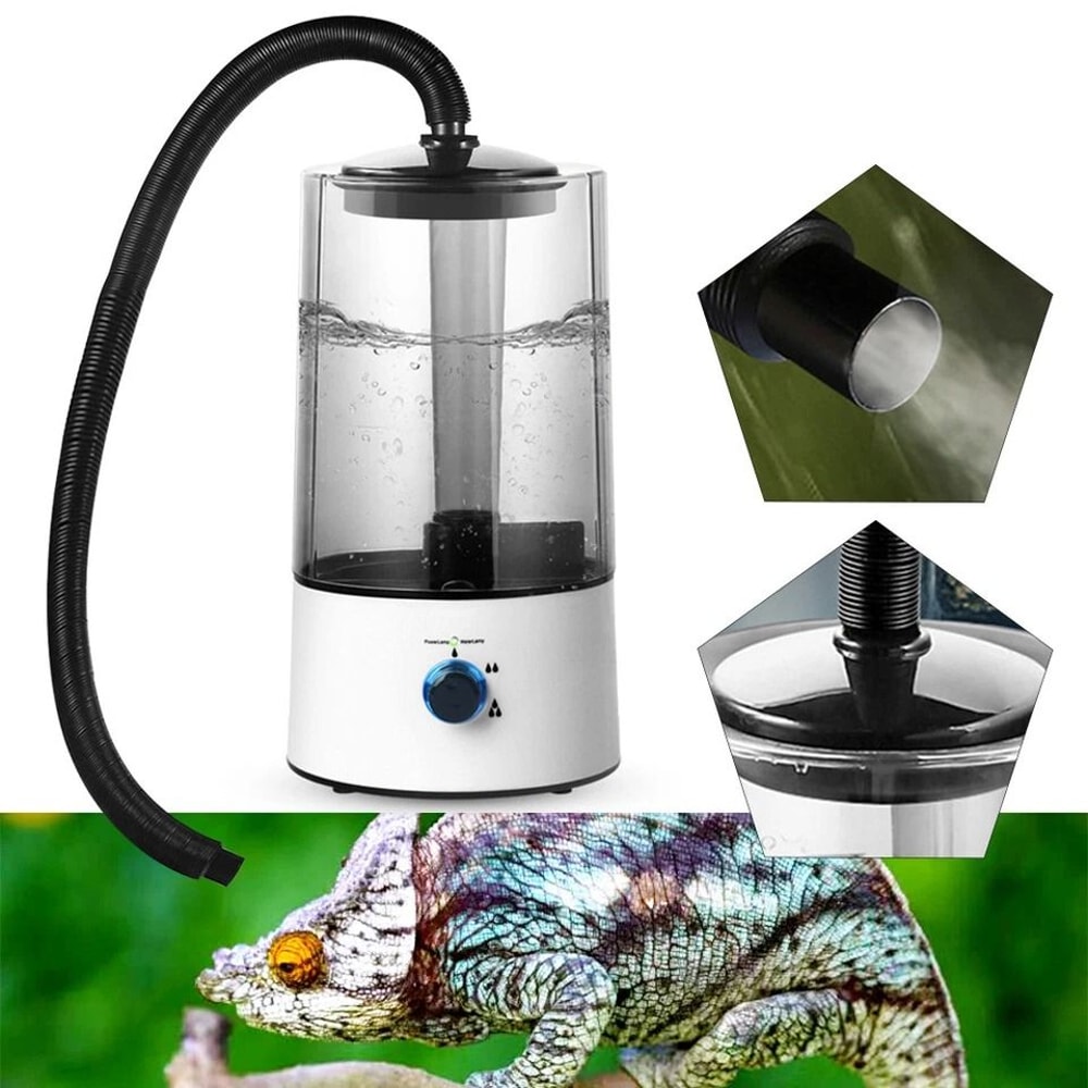 Premium Reptile Terrarium Humidifier Reptile Fogger Humidifier WithTank And Adjustable Hose Fogger 8