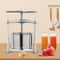 Premium Stainless Steel Manual Fruit Wine Press High Yield Juice Extractor For Wine Cider Juice H 0