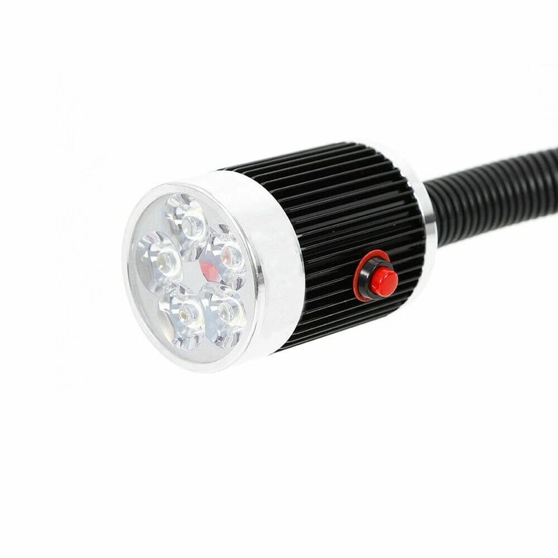 Magnetic LED Work Light With Flexible Gooseneck For CNC Lathe Machines 4