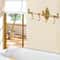 Vintage Brass Wall Mounted Towel Shelf Towel Bar Rack With Hooks 5