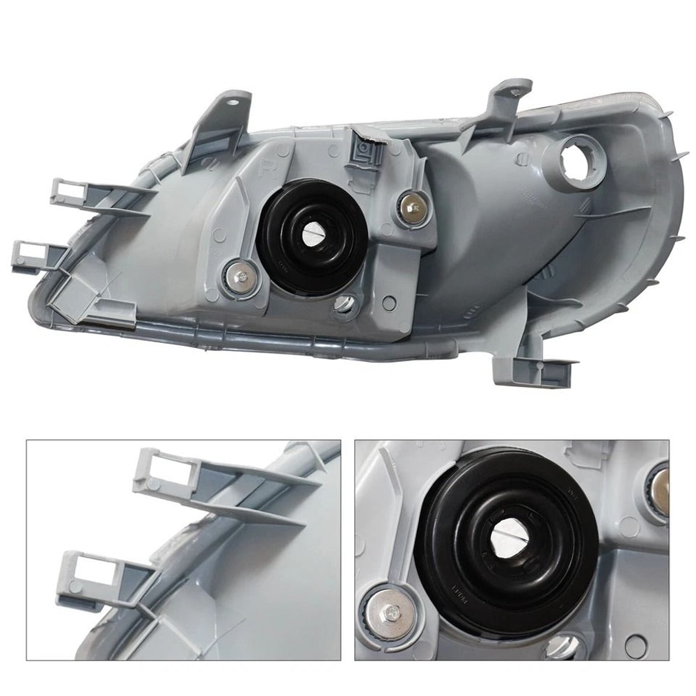 Toyota Echo Right Headlight Assembly Passenger Side Halogen Replacement 4