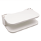 Modern White Floating Shelf For TV Components Settop Box Storage Rack 2