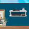 Modern White Floating Shelf For TV Components Settop Box Storage Rack 8