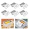 Premium Stainless Steel Food Storage Trays With Lids Stackable Set 1