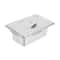 Premium Stainless Steel Food Storage Trays With Lids Stackable Set 5