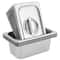 Premium Stainless Steel Food Storage Trays With Lids Stackable Set 6