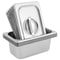 Premium Stainless Steel Food Storage Trays With Lids Stackable Set 6
